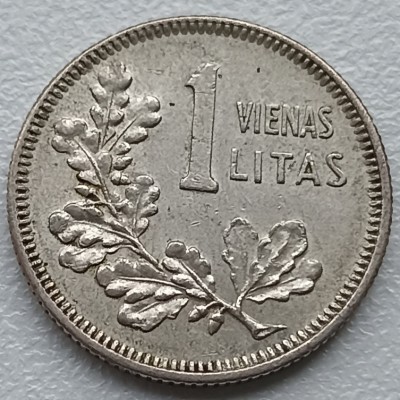 Lietuva. 1 litas. 1925 m. Sidabras