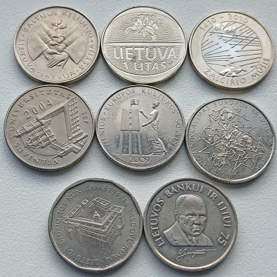 Lietuva. 1 lito lotas. 8 vienetai. Lietuva. 1 lito lotas. 8 vienetai.