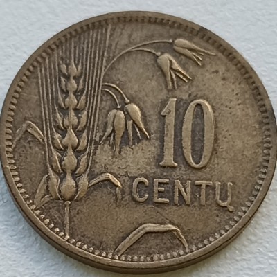 Lietuva. 10 centų 1925 m.