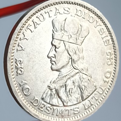 Lietuva. 10 litų 1936 m. Sidabras