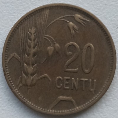 Lietuva. 20 centų 1925 m.