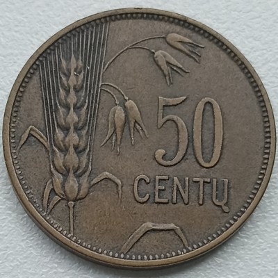 Lietuva. 50 centų 1925 m.