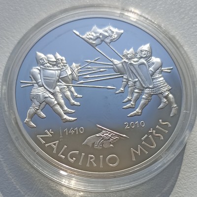 Lietuva. 50 litų 2010 m. Sidabras.