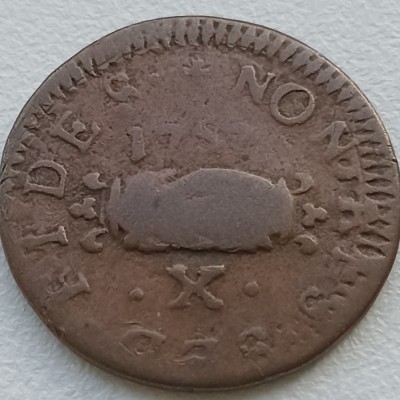 Malta. 10 grani 1757 m.