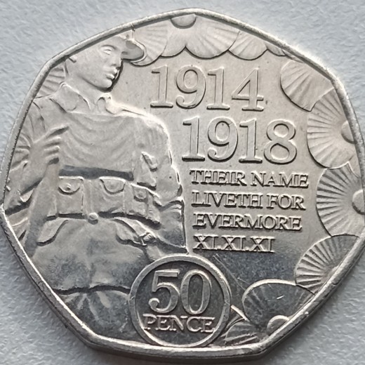 Meno salos. 50 pencų 2018 m. Meno salos. 50 pencų 2018 m.