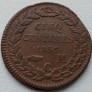 Monakas. 5 santimai 1837 m. Monakas. 5 santimai 1837 m.