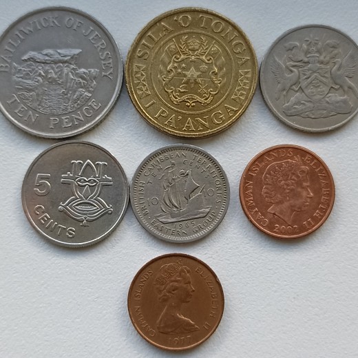 Monetų miksas 7 vienetai. Monetų miksas 7 vienetai.