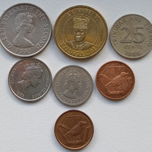 Monetų miksas 7 vienetai. Monetų miksas 7 vienetai.