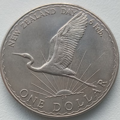 Naujoji Zelandija. 1 doleris 1974 m.