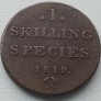 Norvegija. 1 skilingas 1819 m. Norvegija. 1 skilingas 1819 m.