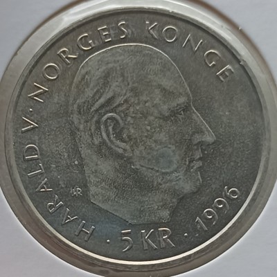Norvegija. 5 kronos 1996 m.