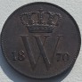 Nyderlandai. 1 centas 1870 m. Nyderlandai. 1 centas 1870 m.