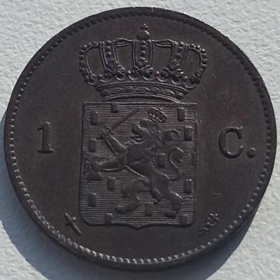 Nyderlandai. 1 centas 1870 m.