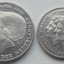 Nyderlandai. 1 ir 2 1/2 guldeno. Nyderlandai. 1 ir 2 1/2 guldeno.