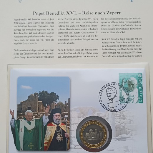 Popiežiaus Benedikto XVI medalių laiškai.