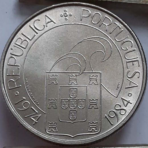 Portugalija 25 Eskudai 1984 KM#623 Proginė (B58) Portugalija 25 Eskudai 1984 KM#623 Proginė (B58)