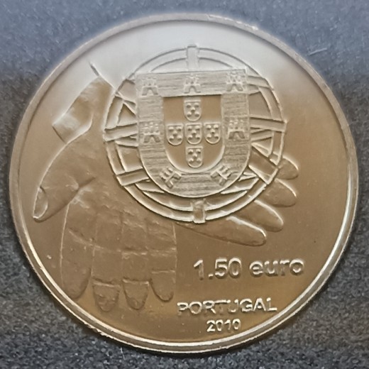 Portugalija. 1.5€ 2010 m. Portugalija. 1.5€ 2010 m.