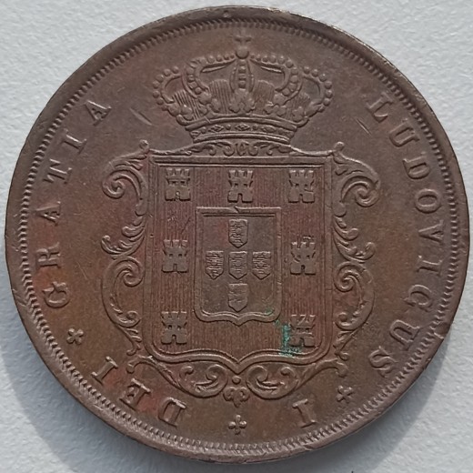 Portugalija. 20 realų 1873 m. Portugalija. 20 realų 1873 m.