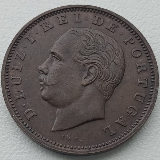 Portugalija. 20 realu 1882 m. Portugalija. 20 realu 1882 m.