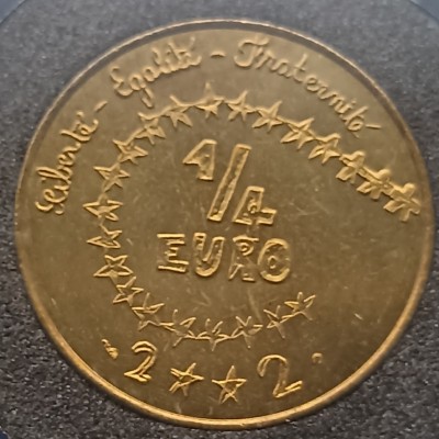 Prancūzija. 1/4 euro 2002 m. Prancūzija. 1/4 euro 2002 m.