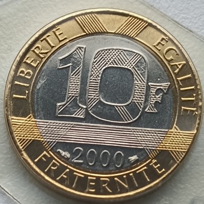 Prancūzija. 10 frankų 2000 m.