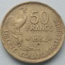 Prancūzija. 50 frankų 1954 B.