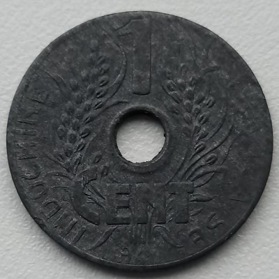 Prancūzijos Indonezija. 1 centas 1941 m.