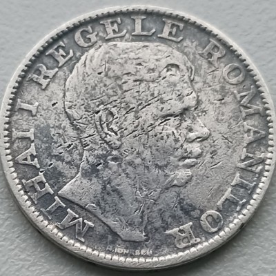 Rumunija. 200 lėjų 1942 m. Sidabras.
