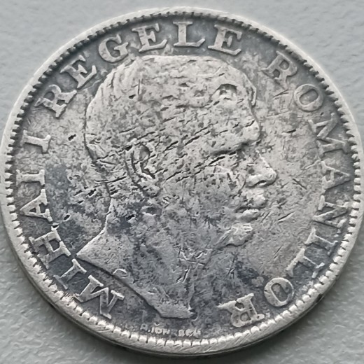 Rumunija. 200 lėjų 1942 m. Sidabras. Rumunija. 200 lėjų 1942 m. Sidabras.