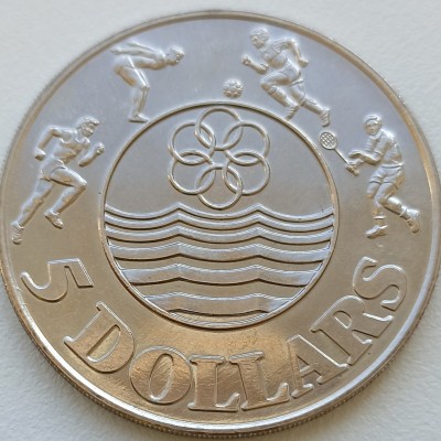 Singapūras. 5 doleriai 1983 m.