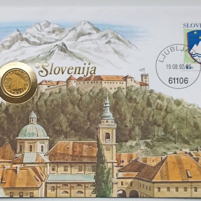 Slovenija. 0.02 lipe 1992 m. Bandinys.