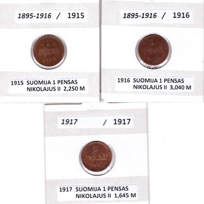 SUOMIJA 1 PENSAS (LOTAS)