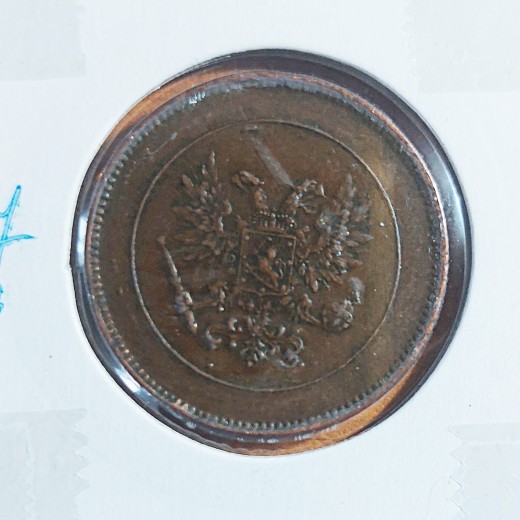 SUOMIJA 5 PENSAI 1917 m. (herbas)