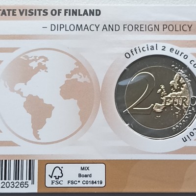 Suomija. 2€ pakuotėje. Suomija. 2€ pakuotėje.