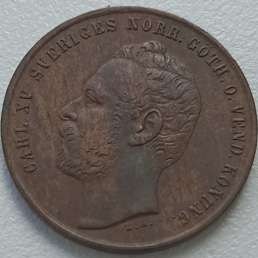 Švedija. 2 ores 1861 m.