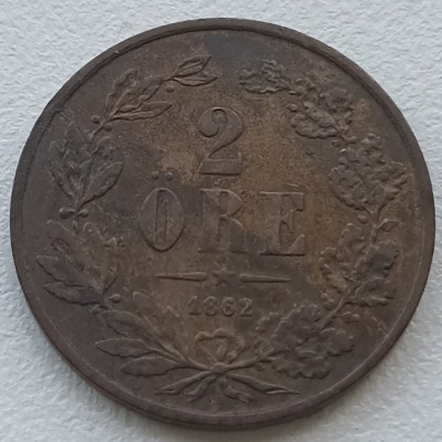 Švedija. 2 orės 1862 m.