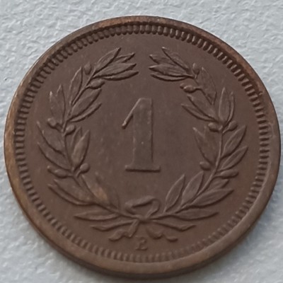 Šveicarija. 1 rapenas 1919 m.
