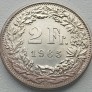 Šveicarija. 2 frankai 1965 m. Sidabras. Šveicarija. 2 frankai 1965 m. Sidabras.