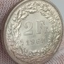 Šveicarija. 2 frankai 1965 m. Sidabras. Šveicarija. 2 frankai 1965 m. Sidabras.
