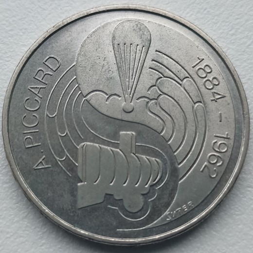 Šveicarija. 5 frankai 1984 m. Šveicarija. 5 frankai 1984 m.