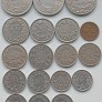 Šveicarija. Miksas 18 monetų.