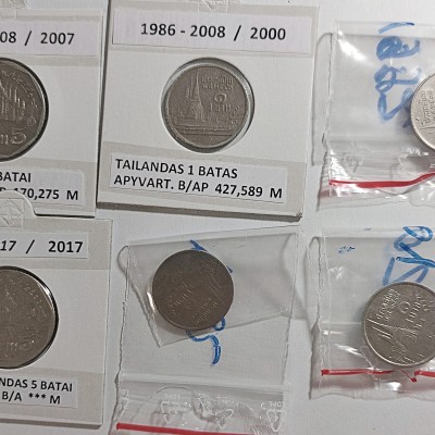 TAILANDO MONETŲ LOTAS