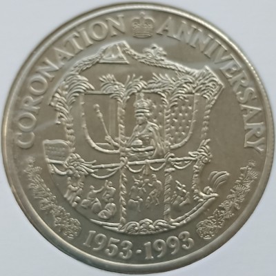 Terkso ir Kaikosi salos. 5 kronos 1993 m.
