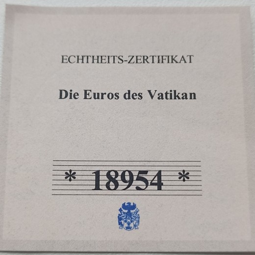 Vatikanas. 50 eurocentų 2010 m.