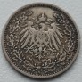 Vokietija. 1/2 markės 1905 A. Sidabras.
