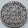 Vokietija. 1 markė 1876 A. Sidabras. Vokietija. 1 markė 1876 A. Sidabras.