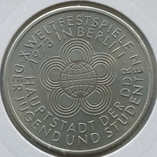 Vokietija. 10 markių 1973 m.