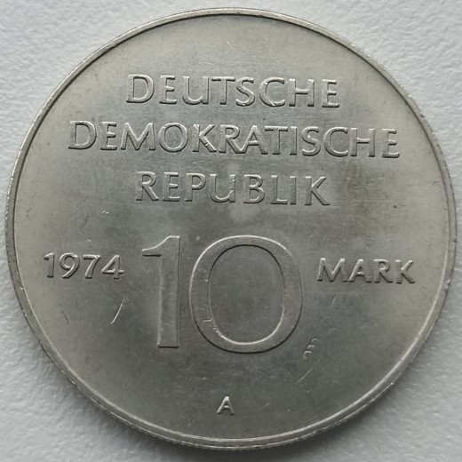 Vokietija. 10 markių 1974 m. Vokietija. 10 markių 1974 m.