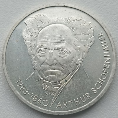 Vokietija. 10 markių 1988 m. Sidabras.