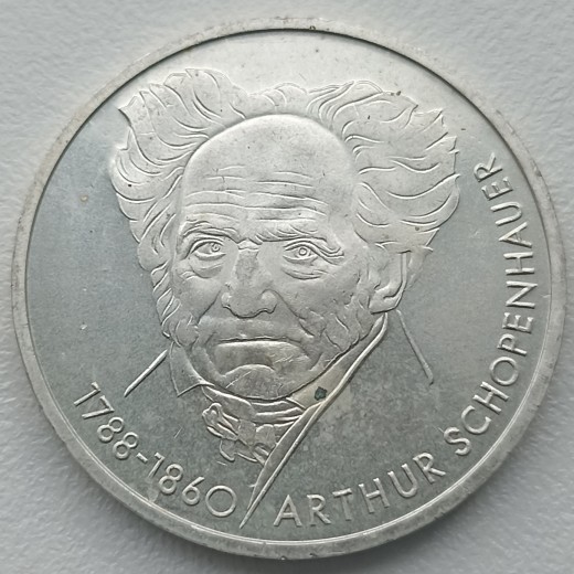 Vokietija. 10 markių 1988 m. Sidabras.